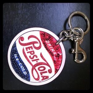Coach Pepsi Cola Key Chain